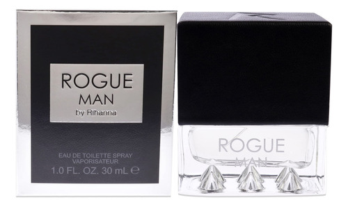 Rihanna Rogue Man For Men Eau De Toilette Spray, 1 Onza