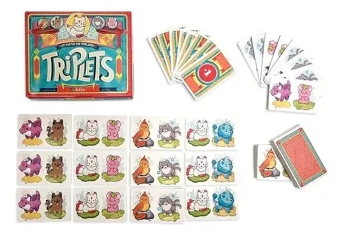Combo Juego De Mesa Triplets + Masomenos De Maldon M4e