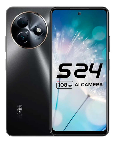 Smartphone Itel S24 256gb 8gb Ram Dual Sim Nfc Tela 6.6 Cor Preto