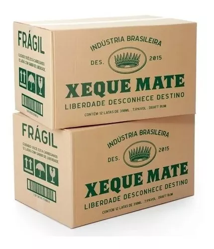 Kit 12 latas Xeque Mate 310ml