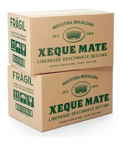 Xeque Mate Rum E Chá Mate Pack 3x Latas 310ml