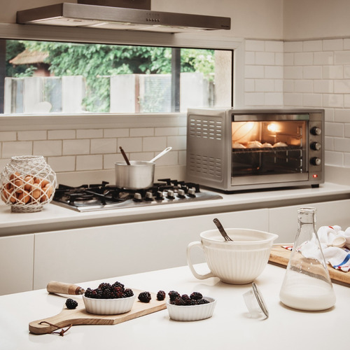 Imagen 9 de 10 de Horno Electrico Peabody Pe-he6065 Gris 60lts 2200w Acero