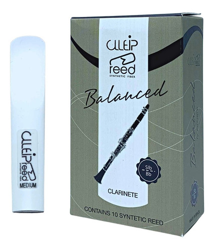 Clleip Reed Balanced Palheta Fibra Sintética Clarinete 1 Und