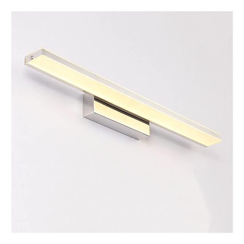 Nickel Finish Led Bathroom Vanity Light Fixture Modern Wall