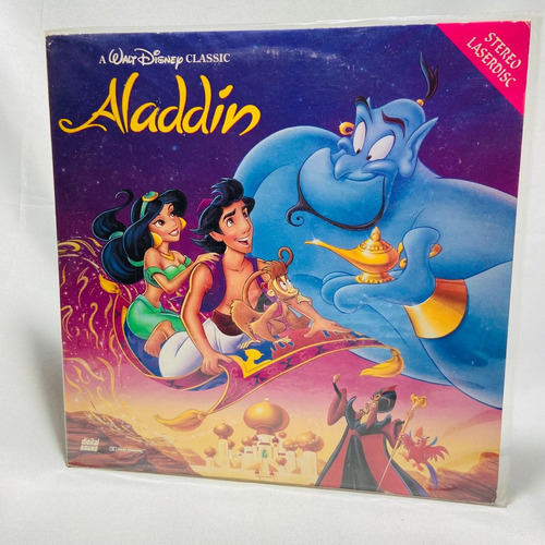 Ld Laser Disc Laserdisc Aladdin - Usado