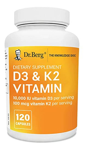Suplemento Vitamina D Dr. Berg's Vitamin D3 K2 Con Aceite Mc