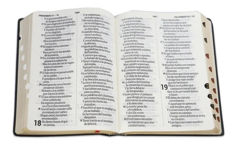 Imagen 3 de 7 de Biblia Reina Valera 1960 Letra Super Gigante Índice Negra