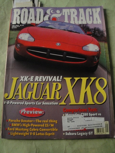 Road & Track Viper Jaguar Xk8 Volvo 850 Legacy Ferrari 860