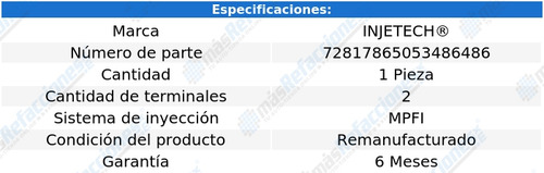 Inyector Combustible Blazer V6 4.3l De 1996 A 2005 Injetech
