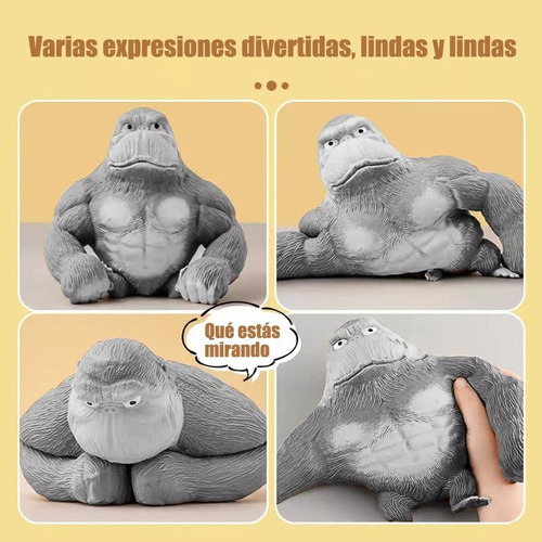 Juguetes Antiestres Gorila Suave Estirable, No Esfácil Dañar