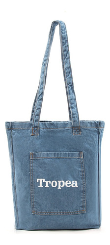 Cartera Shopping Bag Denim Tropea Oficial Aspen