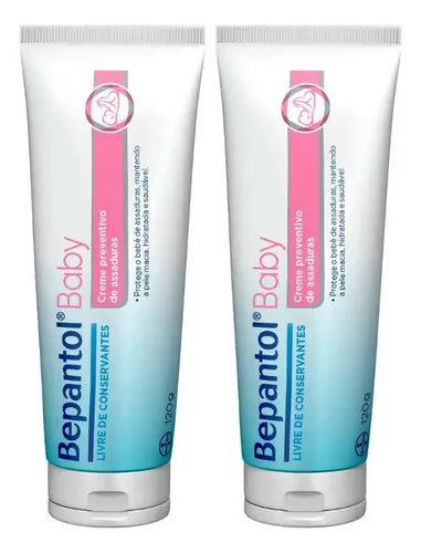 Kit 2 Bepantol Baby 120g Pomada Assadura Proteção Bebê