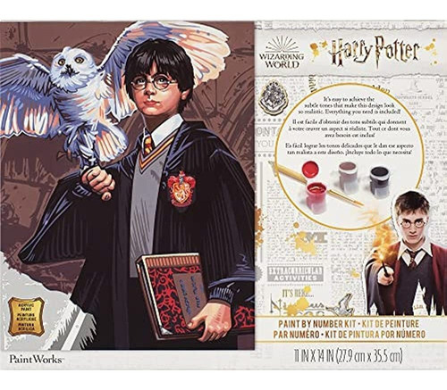 Dimensions Paintworks Hedwig Y Harry Potter Kit De Pintura P