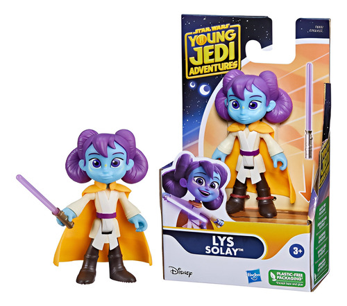 Figura 7cm Star Wars Jovenes Jedi 7958 Lys Hasbro Disney