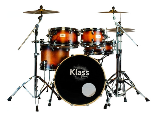 Bateria Klass Drum Sublime 22 Ylw Fire Sunburst 2t