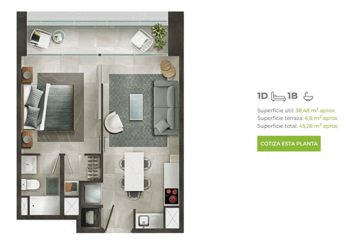 Oportunidad!! Cesión De Promesa Departamento De 1d1b En Edif