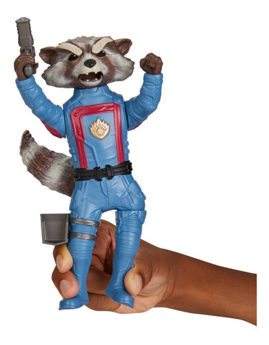 Figura De Acción Marvel Guardianes De La Galaxia Rocket 3+ (Usado)