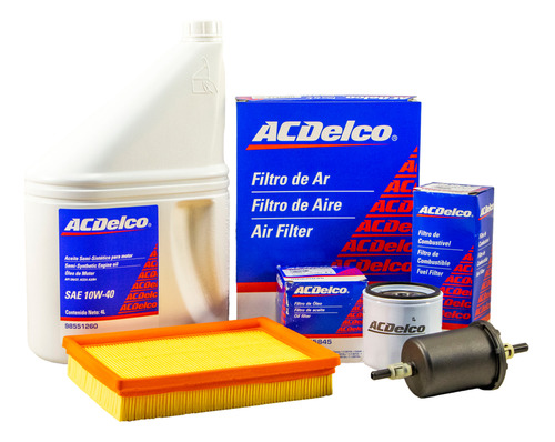 Kit Filtros+aceite Acdelco Chevrolet Spin 1.8 8v(c)