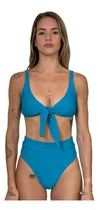 Comprar Malla Bikini Mujer Top Nudo Colaless Tiro Alto Traje De Baño
