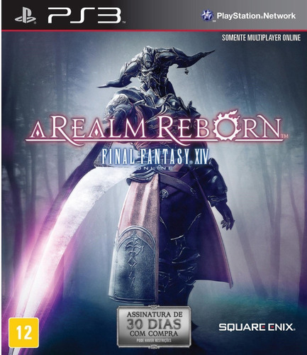 Jogo Final Fantasy Xiv A Realm Reborn Ps3 Frete Gts Não Jogá