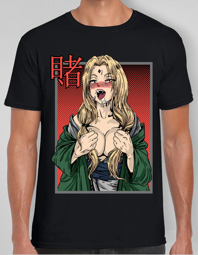 Playera Naruto Senju Tsunade Ecchi Hentai #0002387