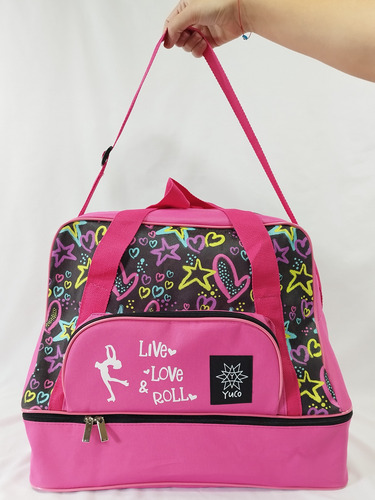 Bolso Cajon P/patin Artistico Estampado (opc Personalizable)