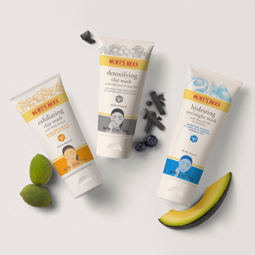 Imagen 5 de 7 de Mascarilla De Arcilla Burt's Bees Desintoxicante 70 Gr