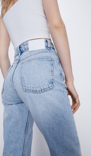 Jeans Hi Rise Premium Acabado Sin Costura Talle Us8 Importad