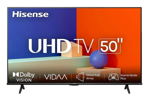 Televisión Hisense Vidaa A6kv Led Smart Tv De 50 Ultra Hd 4k Negro
