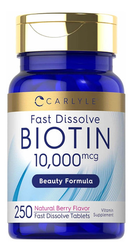 Biotin 10,000 Mcg 250 Unidades Carlyle