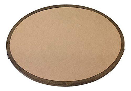 Stonebriar Rustic Bandeja De Madera Con Espejo Angustiado