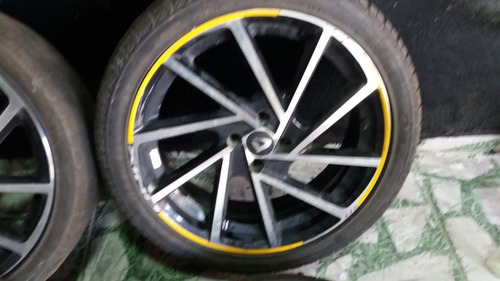 Roda 18 ( Vulcano), Com Pneu, Perfil Baixo, Semi Novo, 225/4