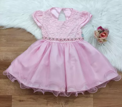 Vestido de Festa Infantil Princesas