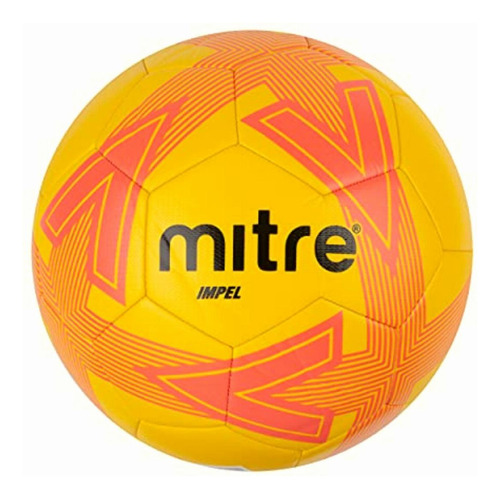 Mitre Impel De Entrenamiento De Pelota De Fútbol Unisex, Color Yellow/tangerine