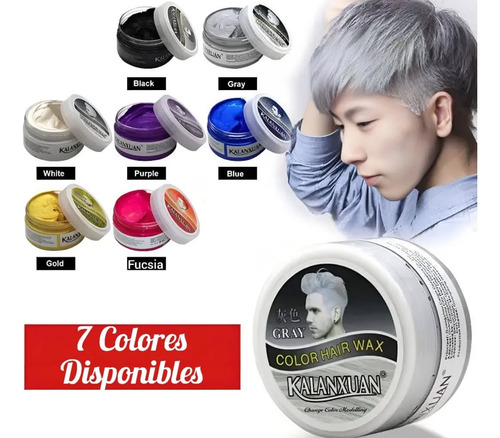 Crema Cera Colores Automático Cabello Peinado