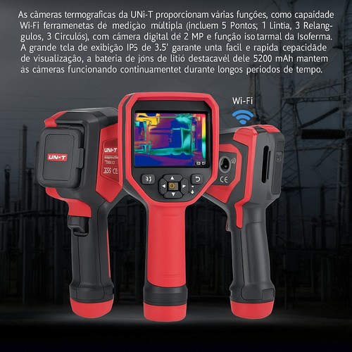 Câmera Infravermelha Térmica Temperatura Uni-t Uti320e