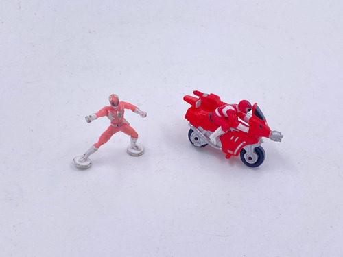  Power Rangers Micro Machines Red Pink Ranger Rojo Rosa