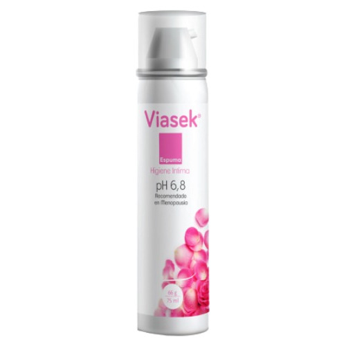 Viasek Espuma De Higiene Íntima Ph6.8 Menopausia 75 Ml