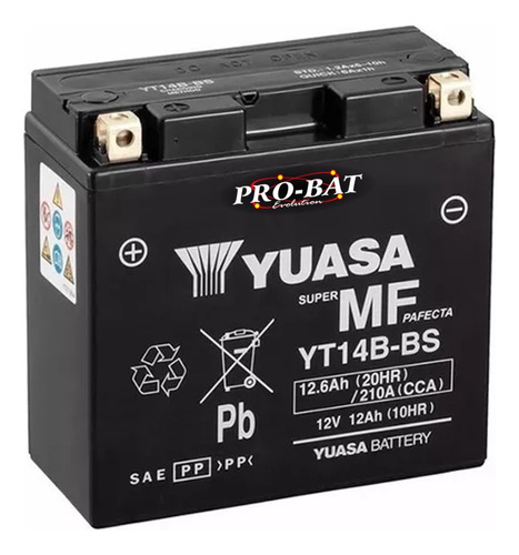 Bateria Yuasa Yt14b-bs (yt14b-4)