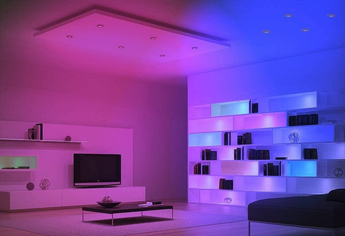 * Lámpara De Techo Led Control Remoto Inteligente Rgb