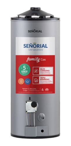 Termotanque Señorial 50l Gas Family Premium Altarecuperacion