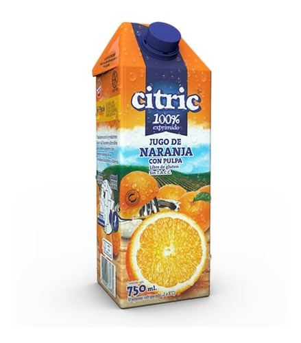 Jugo De Naranja Con Pulpa  Citric 750ml