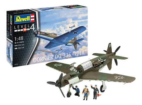 Avión Dornier Do 335 Pfeil Flecha 1/48 Model Kit Revell