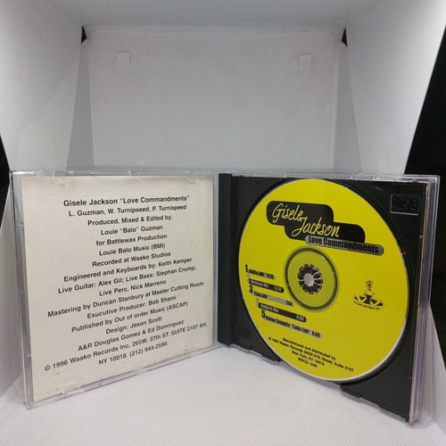Cd Gisele Jackson ( Love Commandments ) - Waako Rec (1996)
