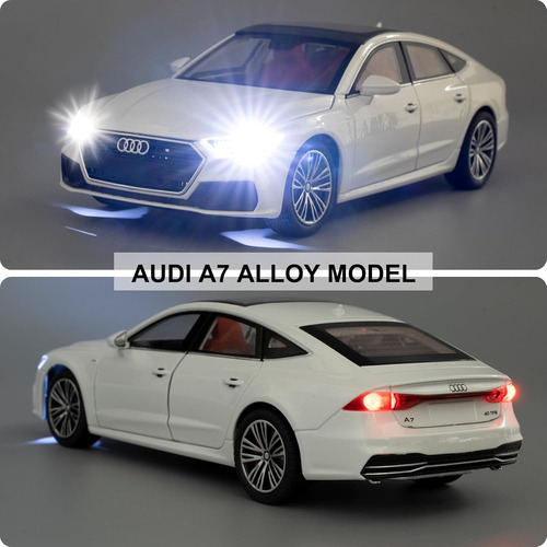 Auto De Juguete Compatible Con Modelo Audi A7 1:24, Auto Col