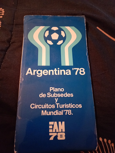 Plano De Subsedes Y Circuitos Turísticos Mundial '78.