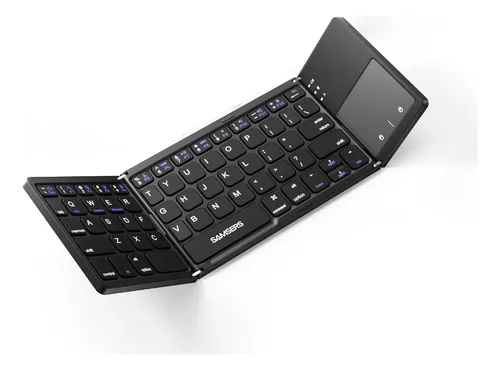 Mini Teclado Bluetooth Plegable Ultrafino Con Panel Táctil G