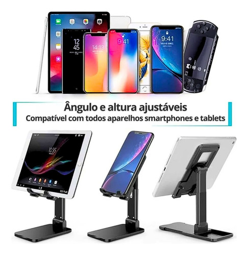 Suporte Mesa Celular Tablet iPad Kindle Vertical Horizontal
