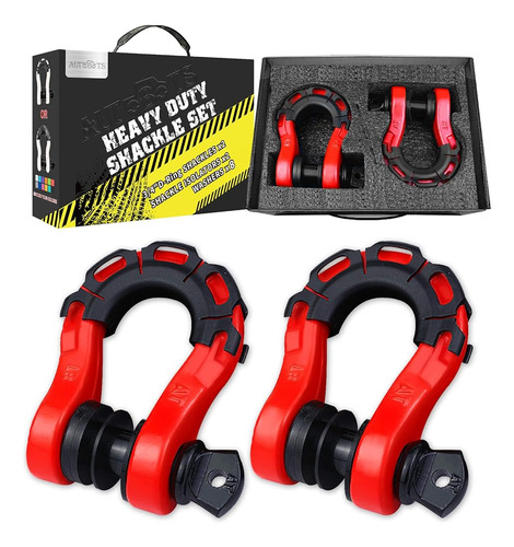 ~? Autobots D Ring Shackles Heavy Duty (2 Pack) 68,000 Lbs C