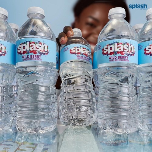 Splash Refresher, Bebida De Agua Con Sabor A Bayas Silvestre